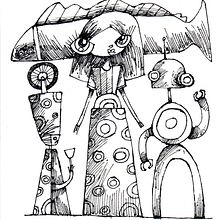 Mi Proyecto del curso: Fábrica de personajes ilustrados. Traditional illustration project by Diego Agudelo - 04.24.2020