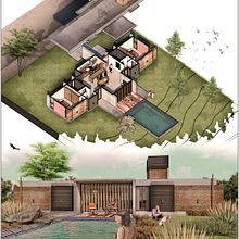 PROYECTO CASA DUO SEGÚN CURSO DOMESTIKA . 3D, 3D Animation, Architecture & Interior Architecture project by Luis Rivera - 04.27.2020