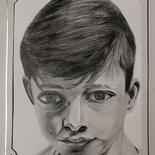 Mi Proyecto del curso: Retrato realista con lápiz de grafito . Desen în creion de Yeisneidy Rivas - 07.18.2020