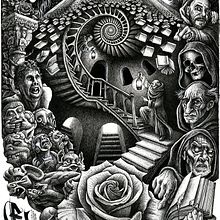 El nombre de la Rosa. Film, Pencil Drawing, Traditional illustration, and Drawing project by juanpemove - 04.25.2020