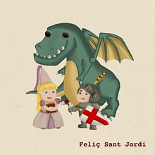 Ilustracion SantJordi 2020. Un progetto di Illustrazione tradizionale di Andreu Pamies - 23.04.2020