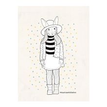 Señorita Coneja. Traditional illustration, Digital Illustration, and Children's Illustration project by Marina Wild - 04.25.2020