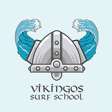 Vinkingos School Surf. Graphic Design project by María Merediz Romo - 05.01.2017