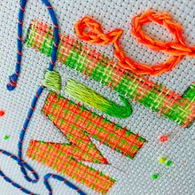 Letras bordadas. Embroider, and Textile Design project by Diana Jaramillo A - 04.24.2020