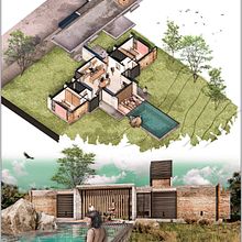 Mi Proyecto del curso: Ilustración digital de proyectos arquitectónicos. Un projet de 3D, Architecture, Dessin, Éducation et Illustration traditionnelle de Fernando Neyra Moreta - 25.04.2020
