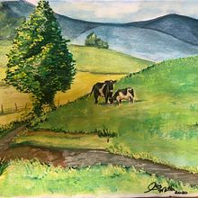 Aquarela - watercolor. Fine Arts project by Cris Motta - 04.26.2020
