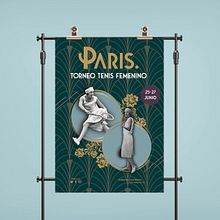 Torneo Tenis Femenino. Un proyecto de Creatividad, Diseño, Diseño de carteles, Diseño de logotipos, Diseño gráfico, Encuadernación y Eventos de Irati Suaga Burdain - 26.04.2020