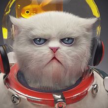 In space no one can hear you purr. Un progetto di 3D e Character design 3D di Oscar Retortillo Garrido - 15.03.2021