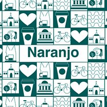 City brand Naranjo. Een project van  Br, ing en identiteit y Logo-ontwerp van Fabiola Araya - 26.04.2020