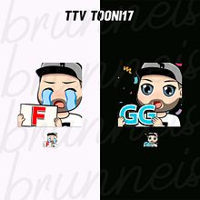 Twitch emotes. Social Media Design, Vector Illustration, and Social Media project by Laura Brunneis - 04.23.2020