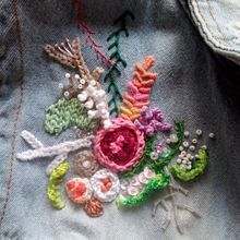 Mi Proyecto del curso: Técnicas avanzadas de bordado: puntadas y composiciones con volumen. Un progetto di Ricamo di Michelle de la Rosa - 16.07.2020