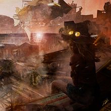 Steampunk Barcelona. 2D Animation, 3D Animation, Architecture, Digital Architecture, Film, Concept Art, Game Development, Digital Drawing, Art Direction, Digital Illustration, and Video Games project by Daniel Ballarín Molins - 04.26.2020