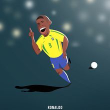 Ronaldo. Un proyecto de Diseño de personajes, Diseño gráfico e Ilustración tradicional de Alberto Camacho Gordaliza - 26.04.2020