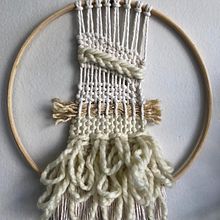 Meu projeto do curso: Introdução ao tramado têxtil. Un proyecto de Creatividad, Diseño de interiores y Tejido de Beatriz Más SaintMartin - 26.04.2020