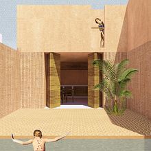 My project in Architectural Visualization Using Digital Collage course. Architecture, Collage, and Architectural Illustration project by Natália Pavan - 11.21.2020