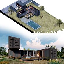 My project in Digital Illustration of Architectural Projects course. Realicé este proyecto hace unos año y decidí hacer con él mis prácticas en este curso de Ilustración. Espero que les guste. Un projet de Illustration architecturale de Ignacio Delucchi - 30.04.2020