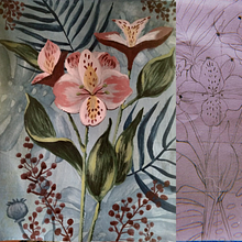 Mi Proyecto del curso: Pintura botánica con acrílico. Projekt z dziedziny  R, sunek art, st i czn użytkownika romina gaido - 27.04.2020
