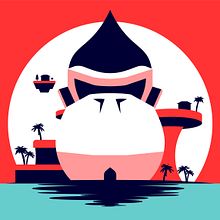 KONG ISLAND. Traditional illustration project by Carlos Enrique Jauregui Camacho - 04.25.2020