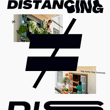 Stay Home.  Stay Connected.  . Un proyecto de Motion Graphics y Tipografía de Christopher Peterson - 27.04.2020