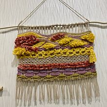 My project in Introduction to Textile Weaving course. Arts, and Crafts project by Thao Pham - 04.27.2020