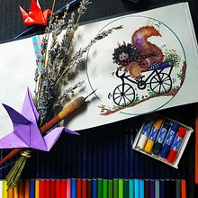 Mi Proyecto del curso: Técnicas de ilustración para desbloquear tu creatividad. Traditional illustration project by nelebelen - 04.27.2020