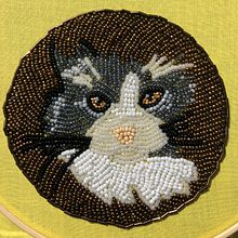My first cat patch 😻. Embroider project by Ellen Lloyd - 04.27.2020