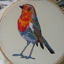 Mi Proyecto del curso: Pintar con hilo: técnicas de ilustración textil. Een project van Borduurwerk van Maryna Barcelona - 27.04.2020