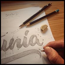 Cajitas 'Petunia'. Calligraph, and Lettering project by Alberto Álvarez - 04.27.2020