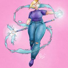 My Own Watery . Ilustrație digitală de Alva Fernández Vázquez - 04.27.2020