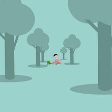 Proyecto Final. Kid, rana y el bosque. . Een project van 2D-animatie, Karakteranimatie, Grafisch ontwerp y Motion Graphics van Antonio Hidalgo - 27.04.2020