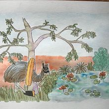 My project in Watercolor Illustration with Japanese Influence course. Traditional illustration project by kate_fabian - 04.27.2020