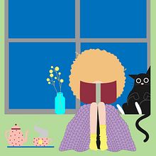 Yo me quedo en casa. Vector Illustration project by roxanaali33 - 04.27.2020