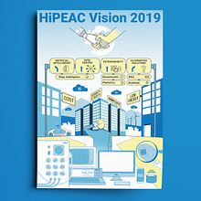 HiPeac Vision 2019. Poster Design, Information Design, Graphic Design, Digital Illustration & Infographics project by Roger Castro - 05.29.2019