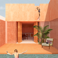 Mi Proyecto del curso: Representación gráfica de proyectos arquitectónicos . Arsitektur proyek oleh Camila Azaña - 07.01.2020