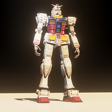 Gundam Model 3d Blender. 3D, and 3D Animation project by Antar Chiboub - 04.28.2020