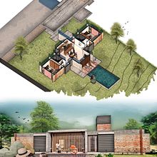 Mi Proyecto del curso: Ilustración digital de proyectos arquitectónicos Enscape envès de Lumion. Architecture, and Design project by Mauro Flaquein - 04.28.2020