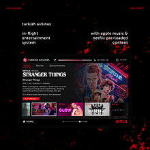 turkish airlines ife (in-flight entertainment system). Un proyecto de UX / UI de Victor Alexandre Cruz Rodriguez - 12.03.2020