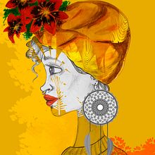 Mezclando técnicas. Criatividade, Desenho a lápis, Desenho artístico, Design, e Pintura Acrílica projeto de Vanesa Leon - 28.04.2020
