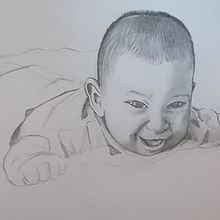 Baby . Pencil Drawing project by Antar Chiboub - 04.28.2020