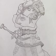 Character 3 . Pencil Drawing project by Antar Chiboub - 04.28.2020