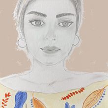 My project in Portrait with Pencil, Color Techniques and Photoshop course. Photo Retouching, and Pencil Drawing project by Farah Khaja - 04.30.2020