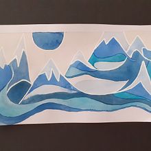 My project in Modern Watercolor Techniques course. Watercolor Painting project by Hermine Ott-Kishore - 04.30.2020