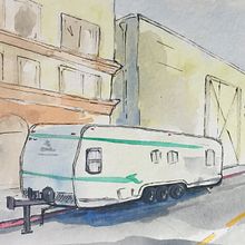 My project in Architectural Sketching with Watercolor and Ink course. Un proyecto de Ilustración arquitectónica y Pintura a la acuarela de tab.jsmith - 28.04.2020