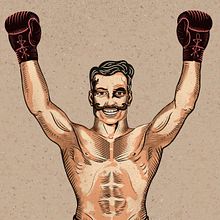  Proyecto: Club de Boxeo El noble Arte. Projekt z dziedziny Ilustracja c i frowa użytkownika Jesus Tortosa - 28.04.2020