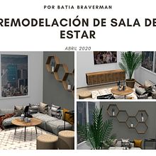 Remodelación de sala de estar. Un progetto di Interior design di Batia Braverman - 28.04.2020