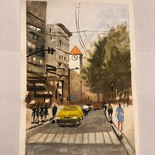 My project in Urban Landscapes in Watercolor course . % sophiavm2000 tarafından hazırlanan Sulubo, Ve a Resim projesi - 05.13.2020