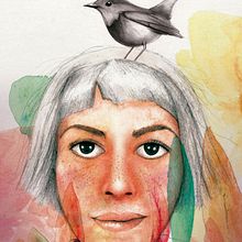 Mi Proyecto del curso: Retrato ilustrado en acuarela. Un proyecto de Ilustración tradicional de Florencia Poquet - 29.04.2020