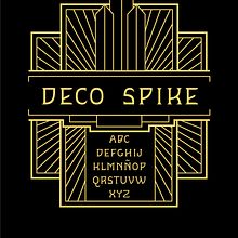DECO SPIKE Ein Projekt aus dem Bereich Grafikdesign, Typografie und Typografisches Design von Cristina Merino - 29.04.2020