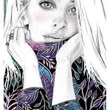 Mi Proyecto del curso: Retrato con lápiz, técnicas de color y Photoshop (Segundo proyecto) . % María Piazuelo Herrero tarafından hazırlanan Çizim, Kalem Çizimi, Geleneksel illüstras, on, Dijital İllüstras, Ve on projesi - 04.29.2020