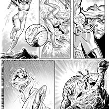 RED SONJA - Páginas comic (Commission). Un proyecto de Cómic, Stor, board, Stor y telling de Pablo Alcalde - 29.04.2020